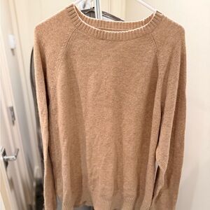 J. Crew Soft Beige Knit Sweater